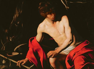 St. John the Baptist, c.1598-99 by Michelangelo Merisi Caravaggio